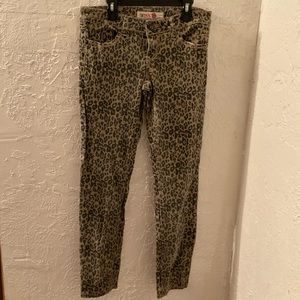Cheetah Printed Skinny Jeans